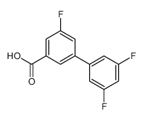 3-(3,5-difluorophenyl)-5-fluorobenzoic acid Structure