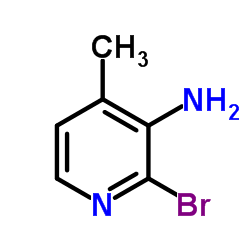 2-溴-3-氨基-4-甲基吡啶结构式