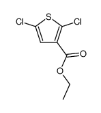 Methyl 2,5-dichlorothiophene-3-carboxylate结构式