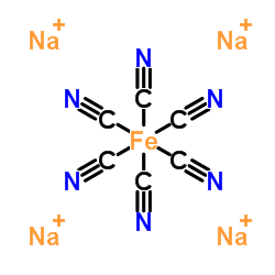 Sodium ferrocyanide structure