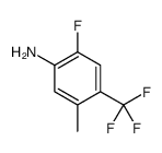 2-Fluoro-5-methyl-4-(trifluoromethyl)aniline Structure