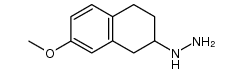 (1,2,3,4-tetrahydro-7-methoxy-2-naphthyl)hydrazine Structure