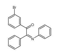 (Z)-1-(3-bromophenyl)-2-phenyl-2-(phenylimino)ethan-1-one Structure