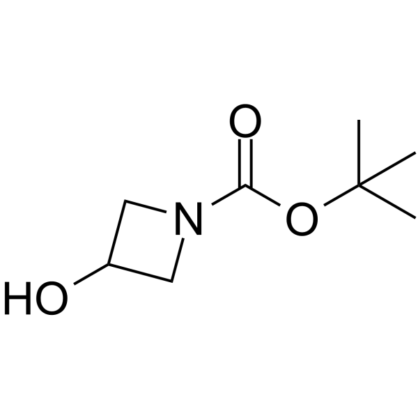 1-Boc-3-羟基吖丁啶结构式