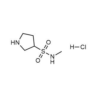 n-Methylpyrrolidine-3-sulfonamide hydrochloride Structure