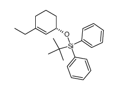 (S)-3-(t-butyldiphenylsilyloxy)-1-ethylcyclohexene Structure