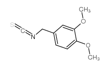 3,4-二甲氧基苄基异氰酸酯结构式