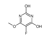 2,4(1H,3H)-Pyrimidinedione,5-fluoro-6-methoxy-(9CI) Structure