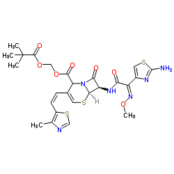 Δ2-头孢妥仑匹酯结构式