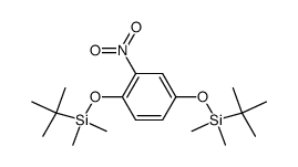 ((2-nitro-1,4-phenylene)bis(oxy))bis(tert-butyldimethylsilane)结构式