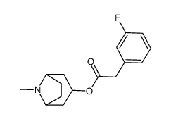 (3-fluoro-phenyl)-acetic acid tropan-3-yl ester结构式