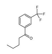 1-[3-(trifluoromethyl)phenyl]pentan-1-one结构式