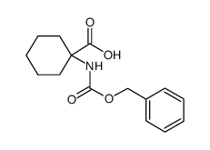 1-(Cbz-氨基)环己甲酸结构式
