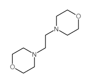 Morpholine,4,4'-(1,2-ethanediyl)bis- Structure