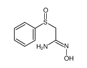 2-(苯基亚磺酰)羟基乙脒结构式