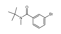 3-bromo-N-tert-butyl-N-methylbenzamide Structure