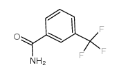 3-(三氟甲基)苯甲酰胺结构式