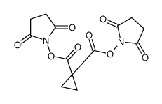 bis(2,5-dioxopyrrolidin-1-yl) cyclopropane-1,1-dicarboxylate Structure