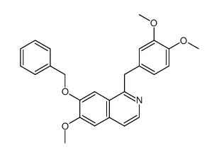 7-benzyloxy-1-(3,4-dimethoxy-benzyl)-6-methoxy-isoquinoline Structure