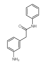 2-(3-aminophenyl)-N-phenyl-acetamide结构式