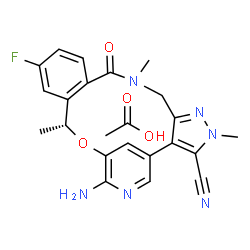 PF-06463922 acetate结构式