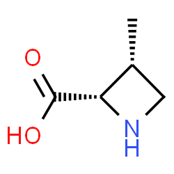 (2S,3R)-3-甲基氮杂环丁烷-2-羧酸结构式