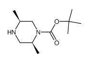 (2S,5S)-1-N-BOC-2,5-二甲基哌嗪结构式