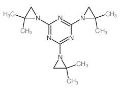 2,4,6-tris(2,2-dimethylaziridin-1-yl)-1,3,5-triazine结构式