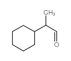 Cyclohexaneacetaldehyde,a-methyl- Structure