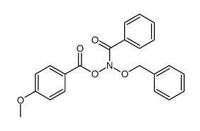 (benzoyl-phenylmethoxy-amino) 4-methoxybenzoate结构式