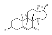 (3S,10R,13S,17S)-3,17-dihydroxy-10,13-dimethyl-1,2,3,4,8,9,11,12,14,15,16,17-dodecahydrocyclopenta[a]phenanthren-7-one结构式