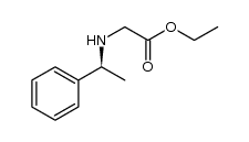 (S)-2-(1-苯基乙氨基)乙酸乙酯结构式