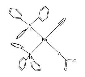 nitratocarbonylbis(triphenylphosphine)rhodium Structure