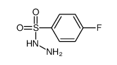 4-氟苯磺酰肼结构式