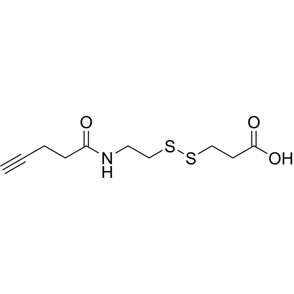 Alkyne-SS-COOH结构式