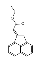 Ethyl2-(1,2-dihydro-1-acenaphthylenylidene)acetate Structure