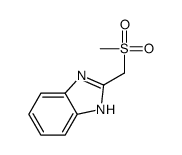 2-[(甲基磺酰基)甲基]-1H-苯并咪唑结构式