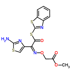 S-2-苯并噻唑基(Z)-2-(2-氨基噻唑-4-基)-2-甲氧基-羰基甲基乙酸酯图片
