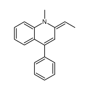 (E)-2-ethylidene-1-methyl-4-phenyl-1,2-dihydroquinoline Structure