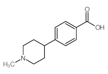 4-(1-甲基-4-哌啶基)苯甲酸结构式