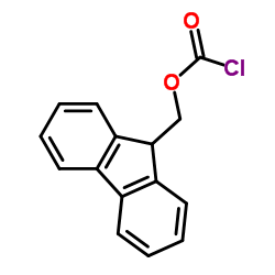 芴甲氧羰酰氯(Fmoc-Cl)结构式