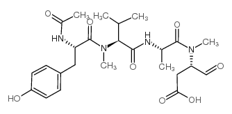 乙酰基-酪氨酰-(N-甲基)缬氨酰-丙氨酰-(N-甲基)天冬氨醛图片