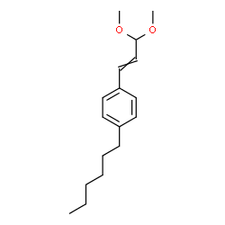 alpha-hexyl cinnamaldehyde dimethyl acetal Structure