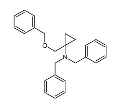 N,N-二苄基-1-(苄氧基甲基)环丙胺结构式