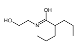 N-(2-hydroxyethyl)-2-propylpentanamide结构式