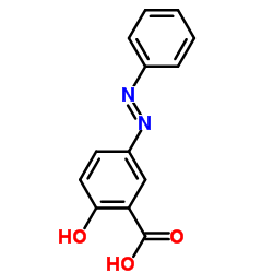 2-hydroxy-5-phenyl diazenyl benzoic acid picture
