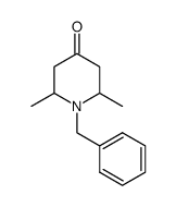 1-苄基-2,6-二甲基-哌啶-4-酮结构式