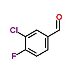 3-氯-4-氟苯甲醛结构式