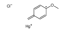 chloro-[(4-methoxyphenyl)methyl]mercury结构式