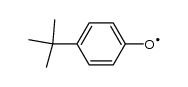 p-tert-Butylphenoxyl radical结构式